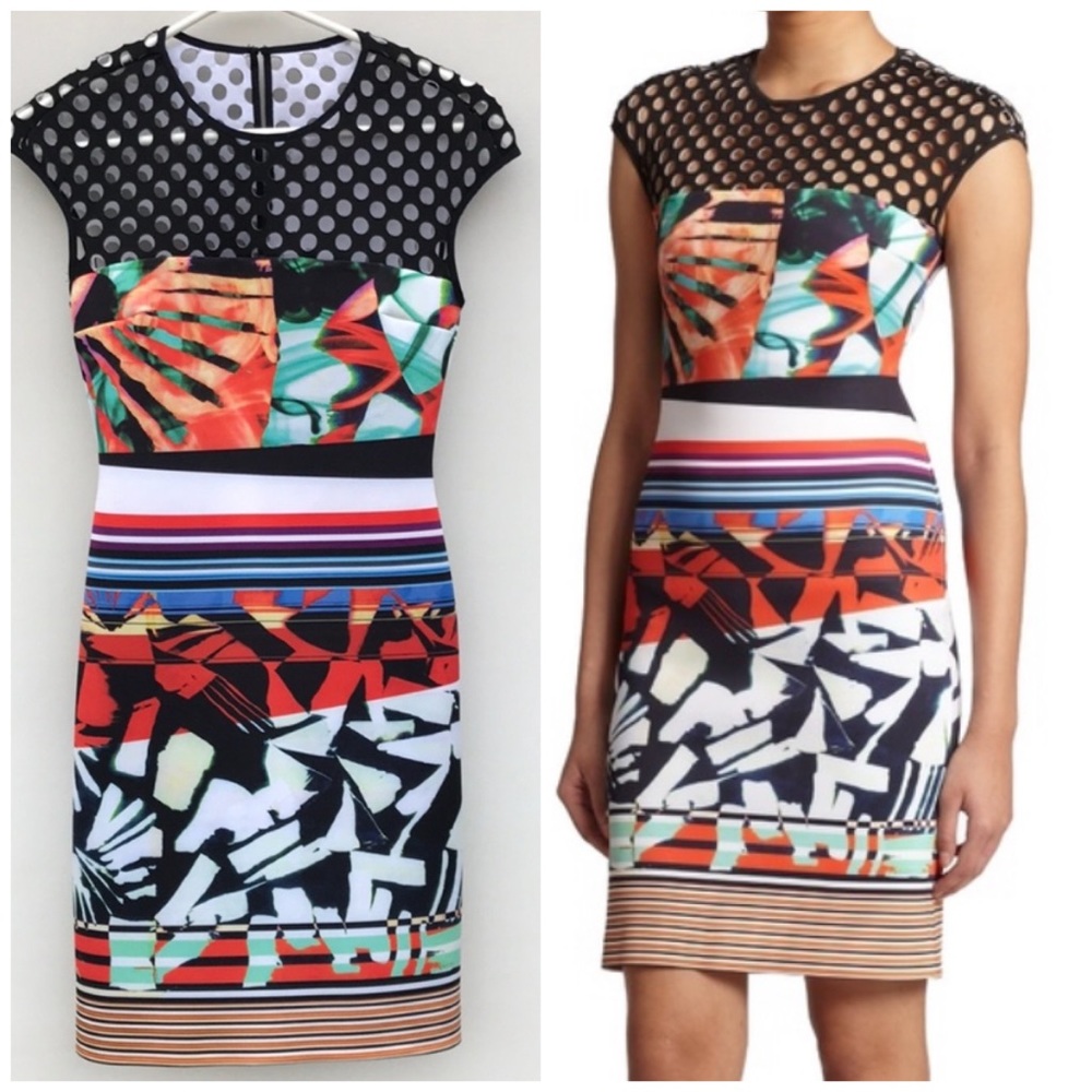 Clover Canyon- Circle Cutout Fitted Dress
